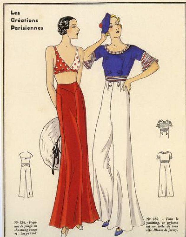 La moda en los años 30 