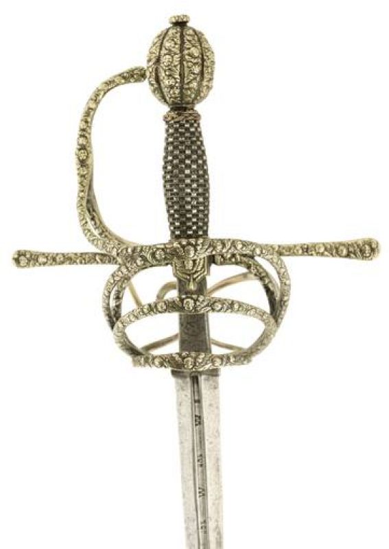 Empuñadura de lazo de espada ropera