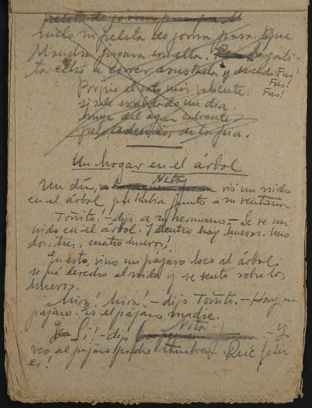 Últimos manuscritos de Miguel Hernández