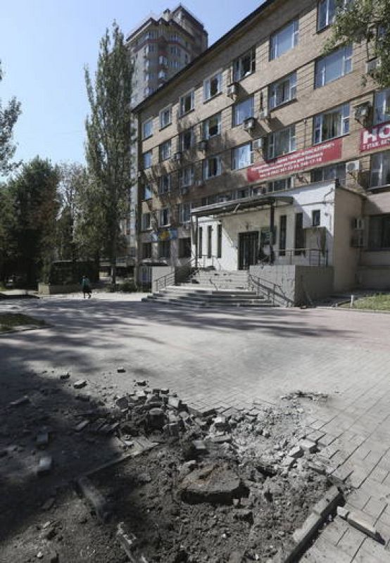 ONCE CIVILES HAN MUERTO EN LA CIUDAD DE DONETSK, EN EL ESTE DE UCRANIA