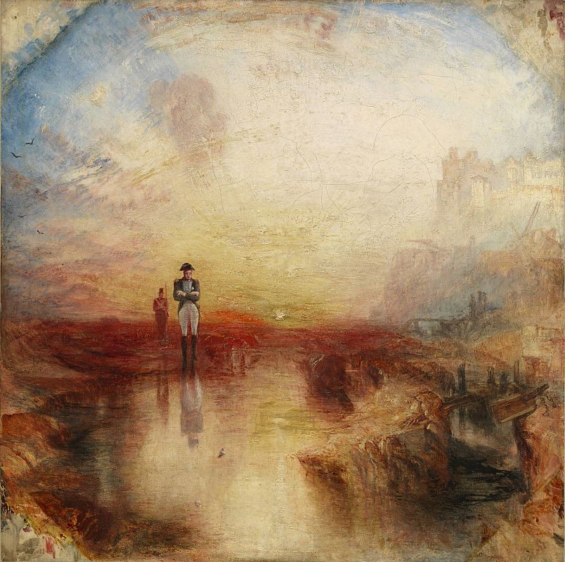 Turner, "Guerra: el exilio y la roca" (1842)