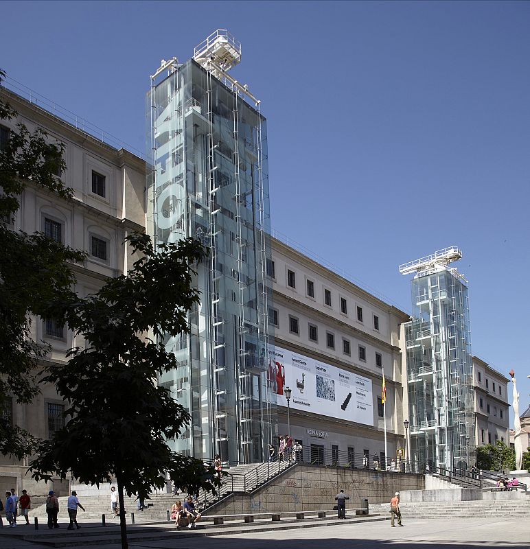 Museo Nacional Reina Sofía, vista de la fachada del edificio Sabatini