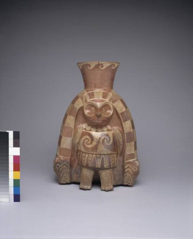 Dios Búho. Mochica. Época Auge Perú (1 dC - 800 dC)