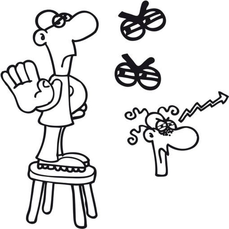 La soberbia expresada con dibujos de Forges