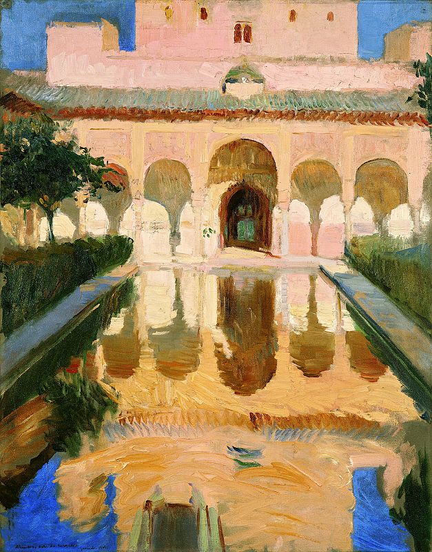 Sorolla, "Sala de Embajadores. Alhambra. Granada" (1909)