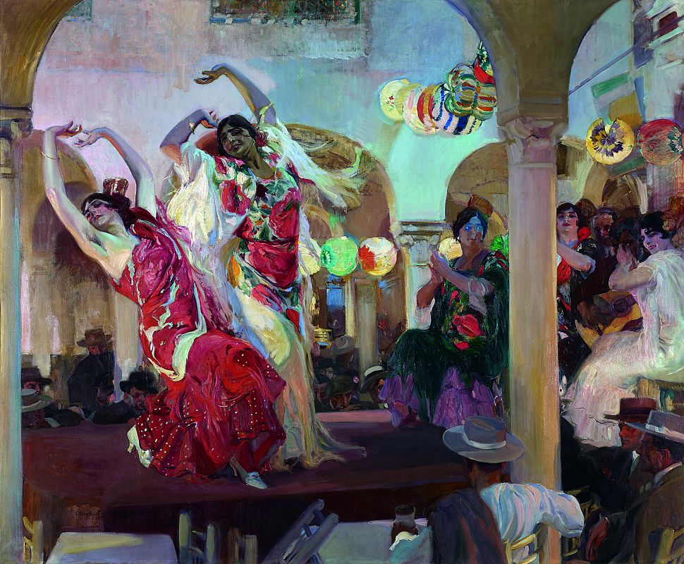 Sorolla, "Baile en el Café Novedades de Sevilla" (1914)
