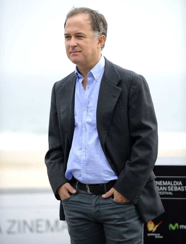 El actor Luis Bermejo posa tras la presentación de "Magical Girl" en la séptima jornada del Festival de San Sebastián 2014