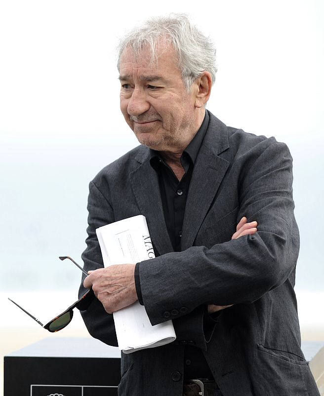 El actor José Sacristán posa tras la presentación de "Magical Girl" en el 62º Festival de San Sebastián