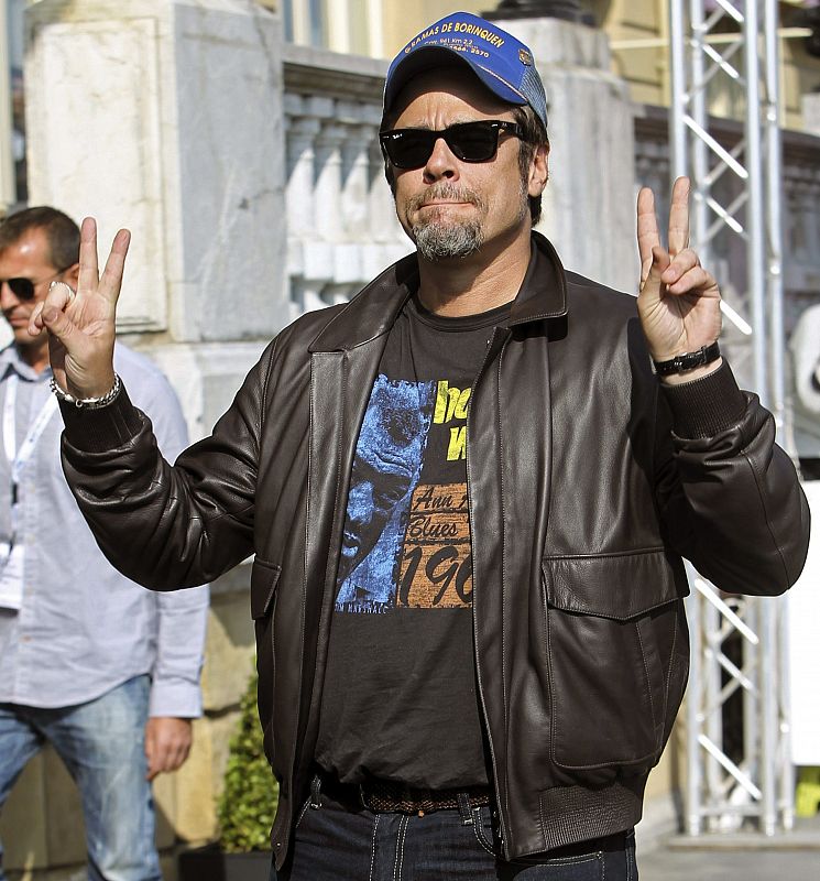 El actor puertorriqueño Benicio del Toro recogerá este viernes el premio Donostia en la 62 edición del Festival de Cine de San Sebastián