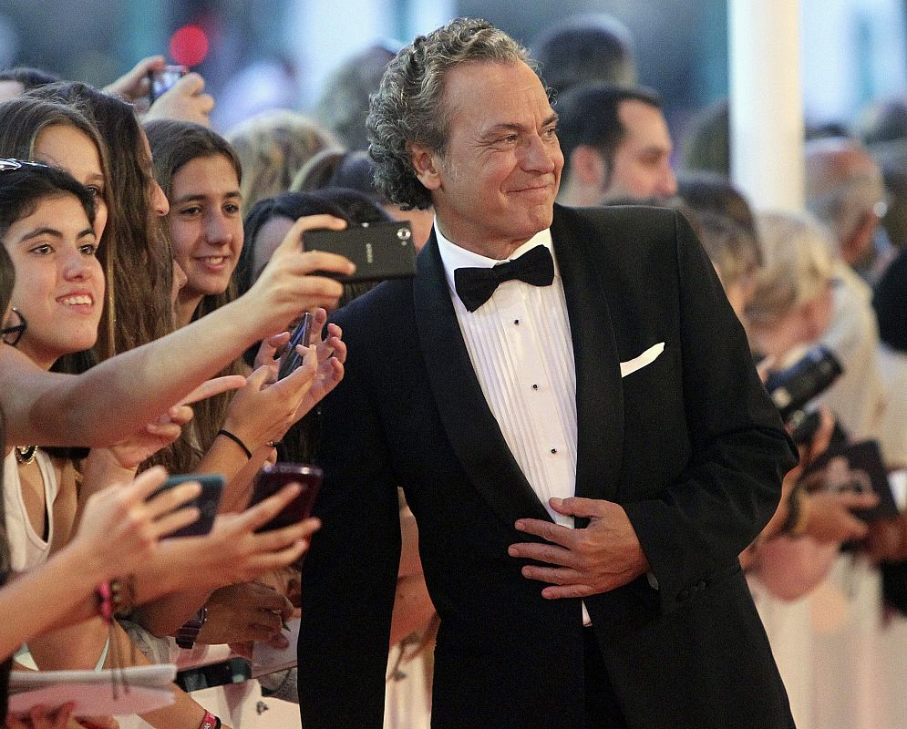 El actor José Coronado en la alfombra roja de la gala de clausura de la 62 edición del Festival Internacional de Cine de San Sebastián.