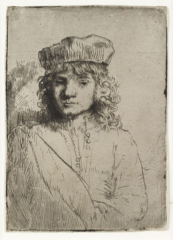 Rembrandt, "El hijo del artista, titus" (1656)