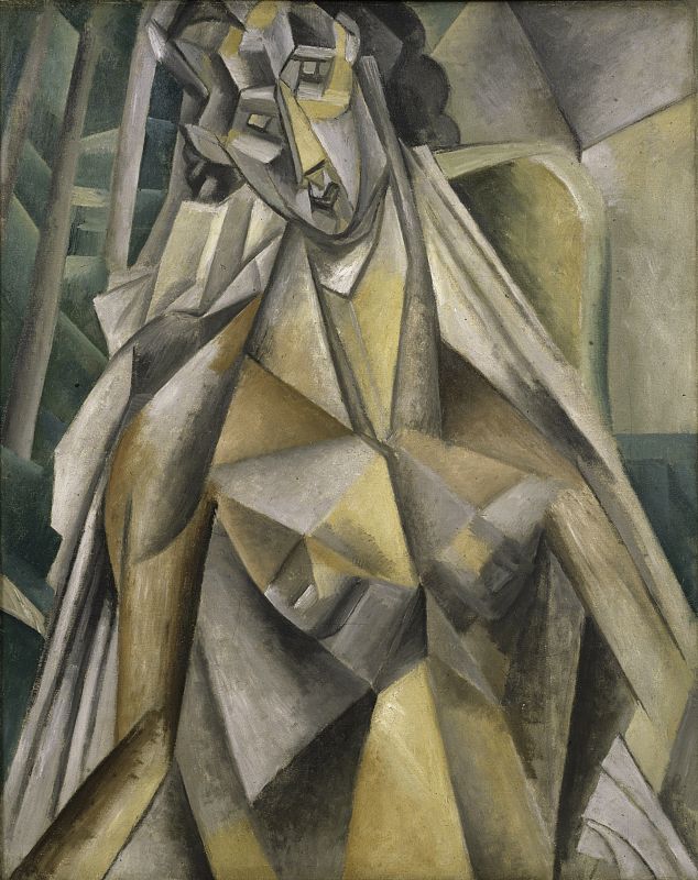 Pablo Picasso, "Desnudo en un sillón" (1909)