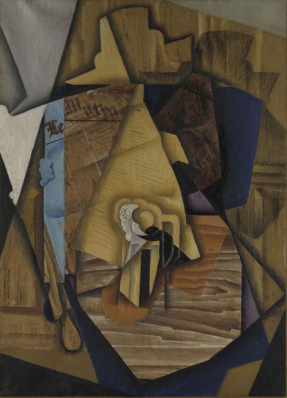 Juan Gris, "El hombre en el café", (1914)