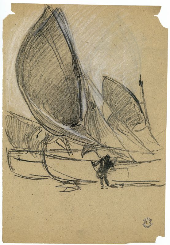Sorolla, "estudios de vela" (1896)