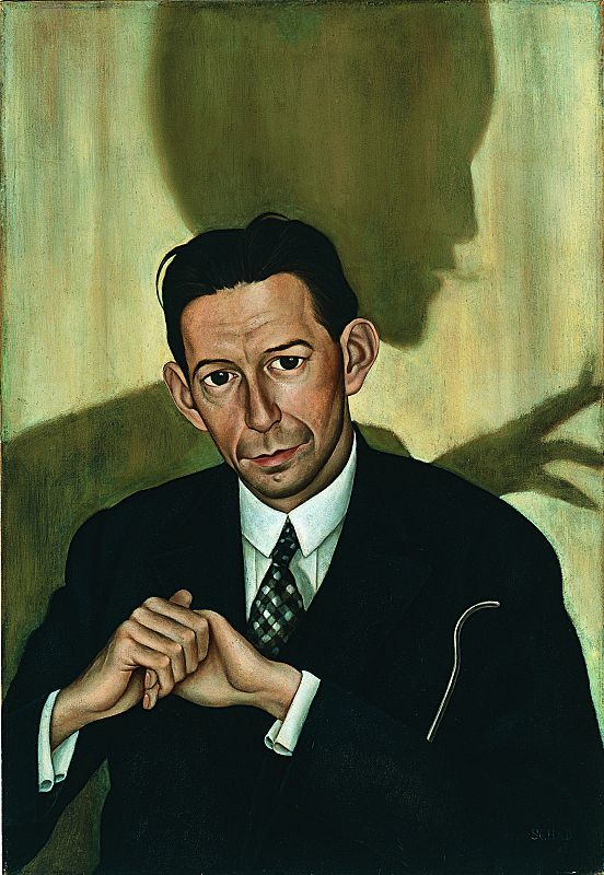 Christian Schad "Retrato del Dr. Haustein" (1928)