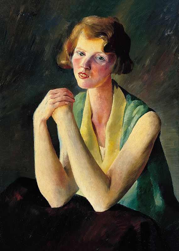 Conrad Felix, "Retrato de una jovenescocesa" (1929)