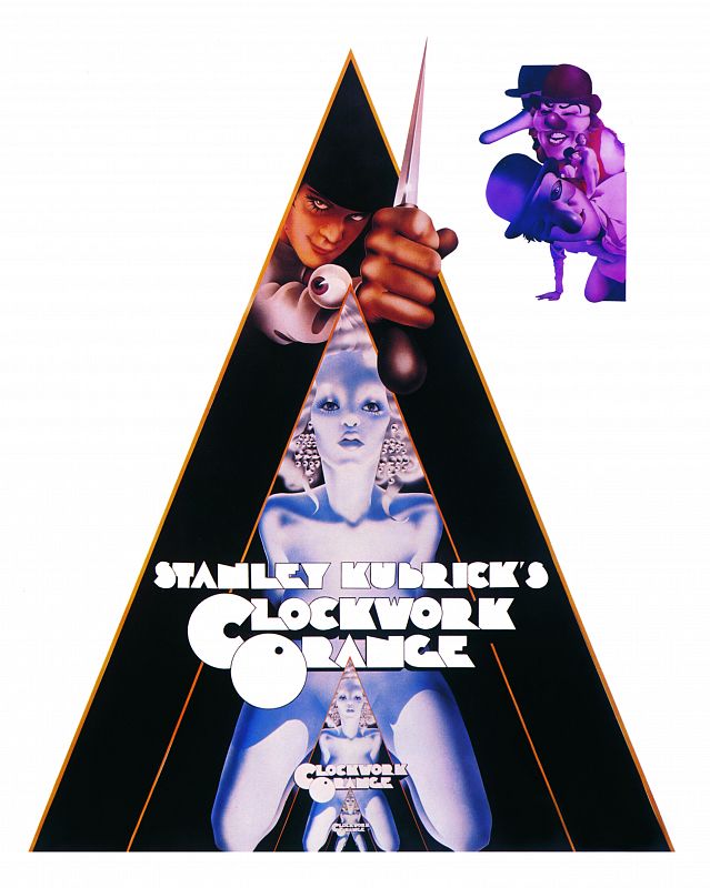Philip Castle- Clockwork Orange. La naranja mecánica. Cartel. Stanley Kubrick& Warner Bross Ent. 1971