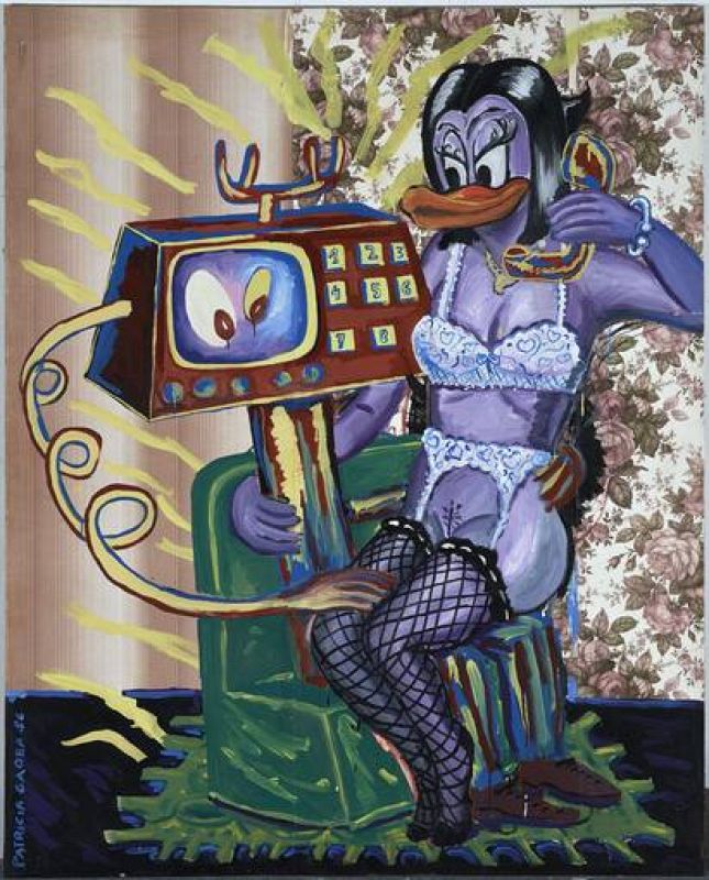 Patricia Gadea, "Pata con teléfono", (1986)