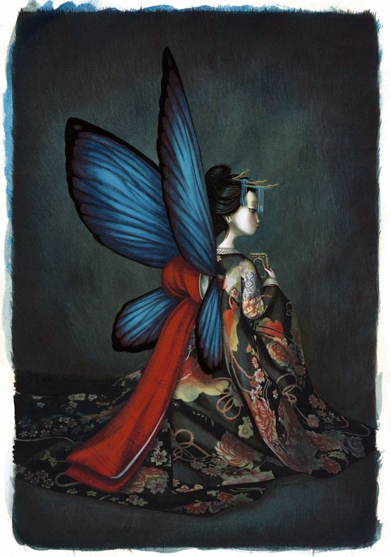 Ilustración de 'Madama Butterfly', de Benjamin Lacombe