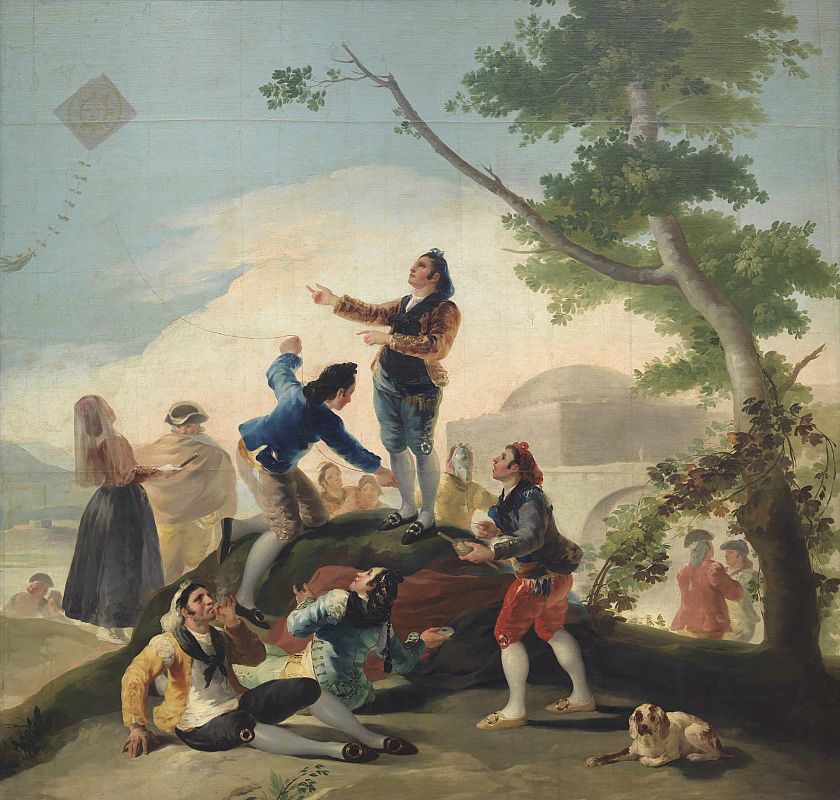 Francisco de Goya, "La cometa" (1778)