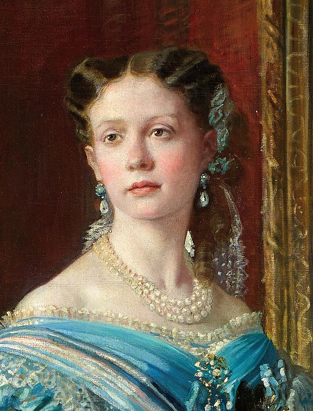 Vicente Palmaroli, "Infanta Isabel de Borbón", (1865-66)