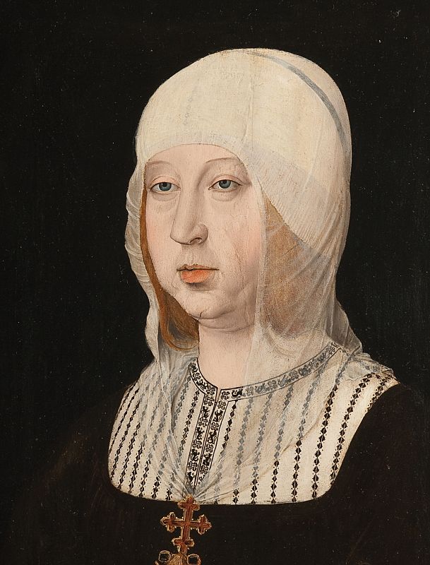 Juan de Flandes, "Retrato de Isabel la Católica", (1500-1504)