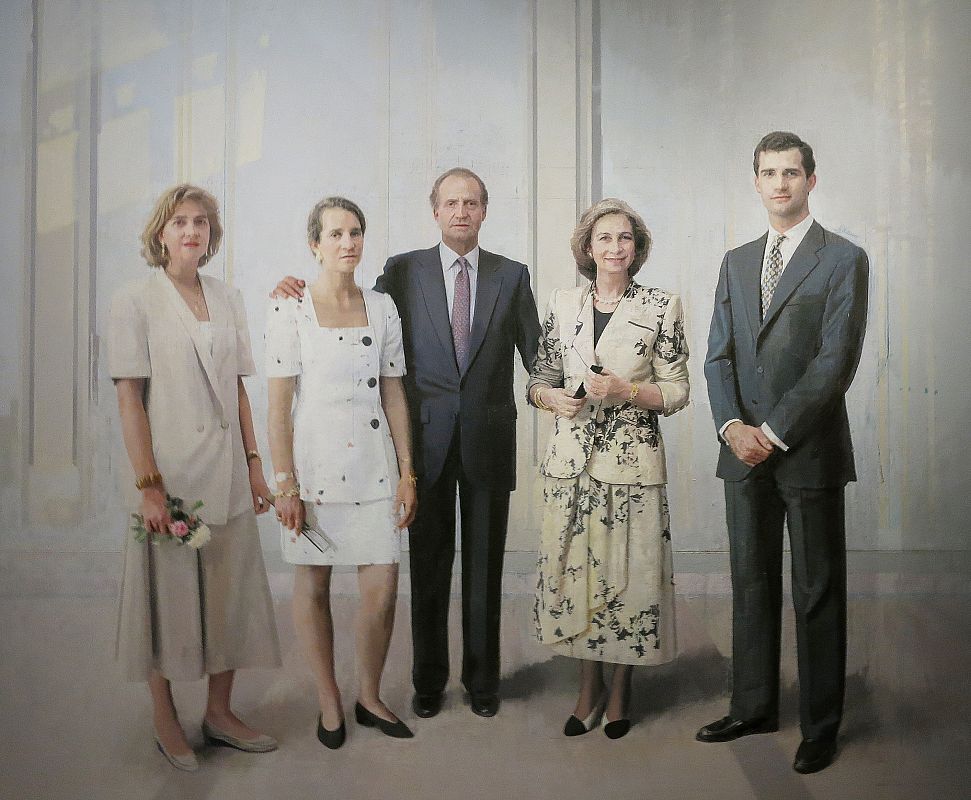 Antonio López, Retrato de la familia de Juan Carlos I