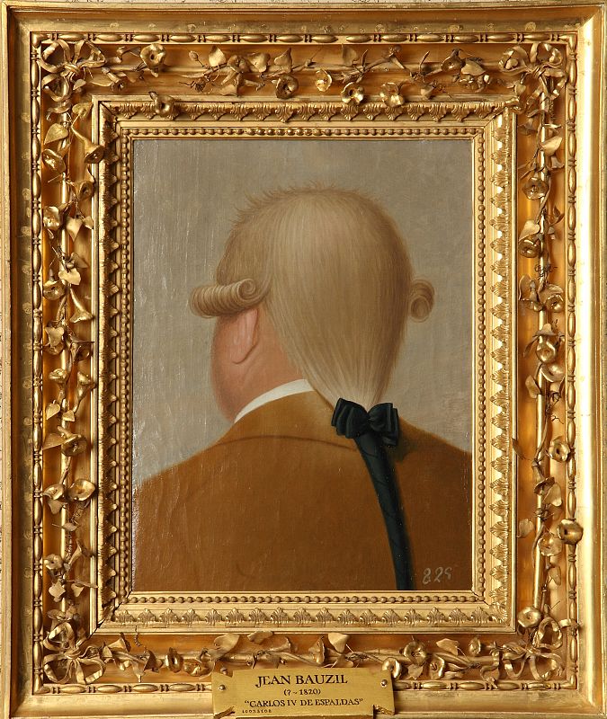 Juan Bauzil, "Carlos IV de espaldas", (1818)