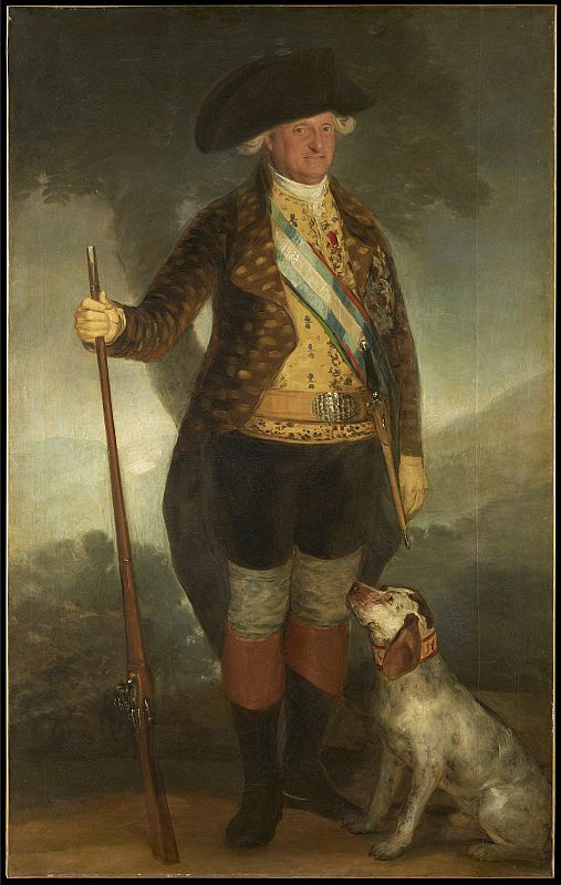 Goya, "Carlos IV, cazador", (1799)