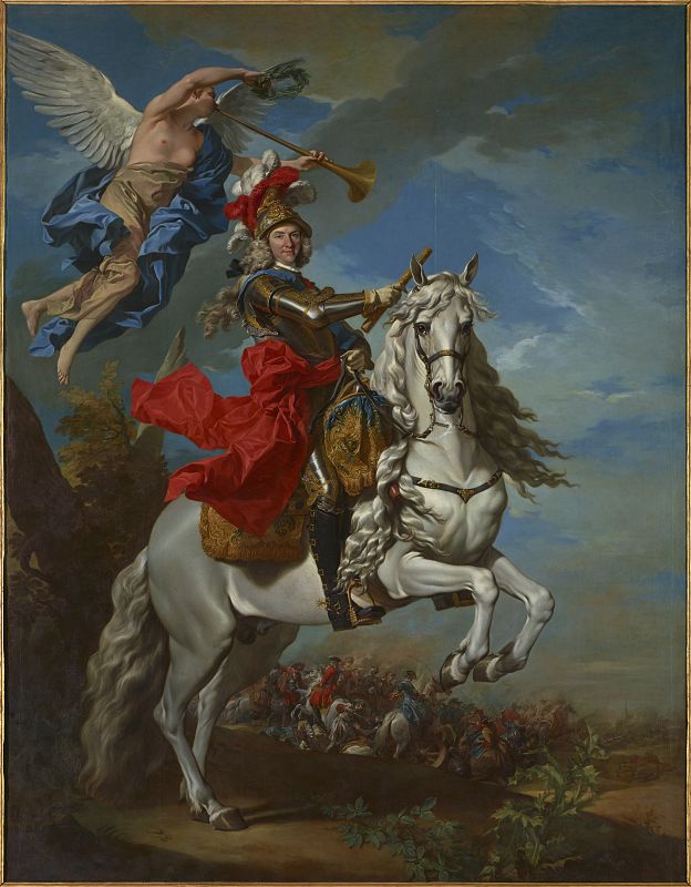 Louis Michel Van Loo, "Felipe V a caballo", (1737)