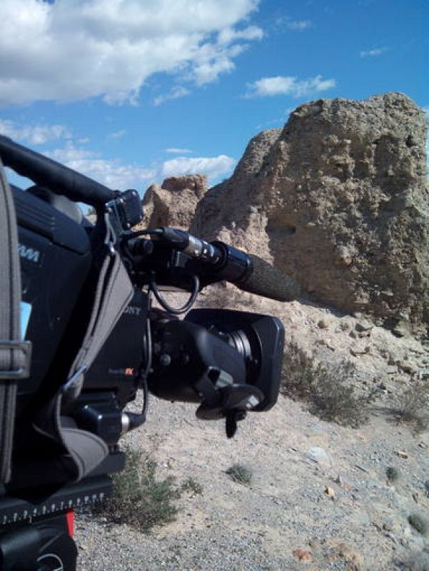  La cámara de el escarabajo verde en pleno rodaje 