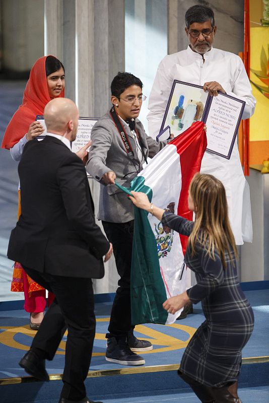 LA PAQUISTANÍ MALALA Y EL INDIO SATYARTHI RECIBEN HOY EL NOBEL DE LA PAZ