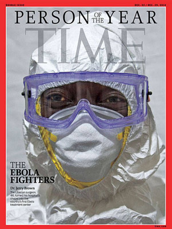  Los luchadores contra el ébola, personaje del Año 2014 por arriesgar su vida para frenar la expansión del virus