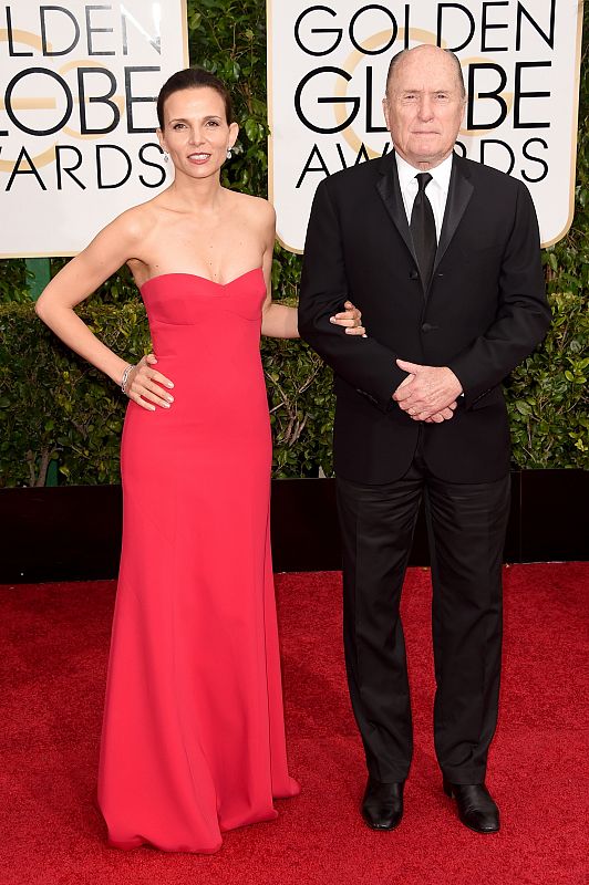 Robert Duvall y Luciana Duvall en la alfombra roja.