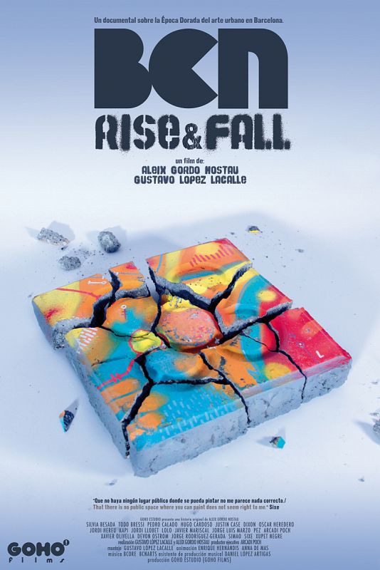 Poster de 'BCN Rise&Fall'