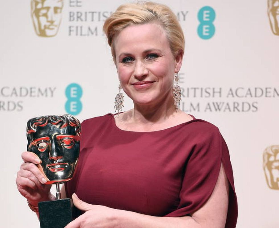 La americana Patricia Arquette, Bafta a mejor actriz de reparto por 'Boyhood'.