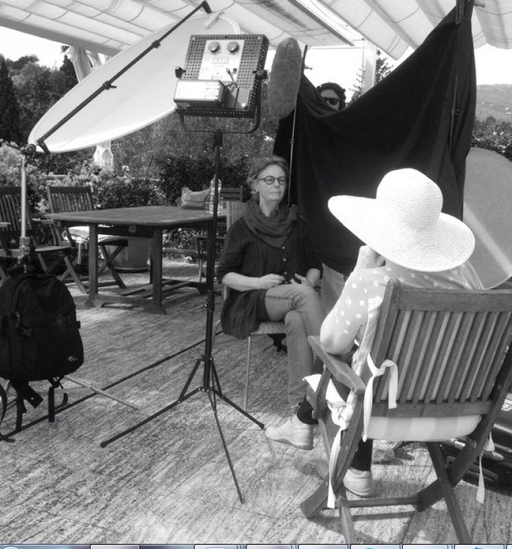 Rodando una entrevista