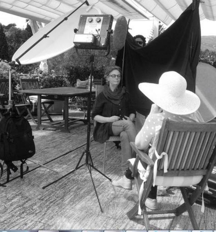 Rodando una entrevista