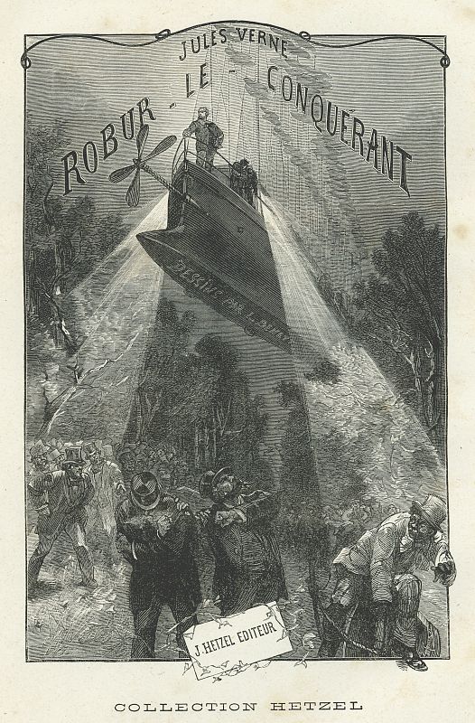 Julio Verne "Robur el conquistador" Hetzel. París, (1886)