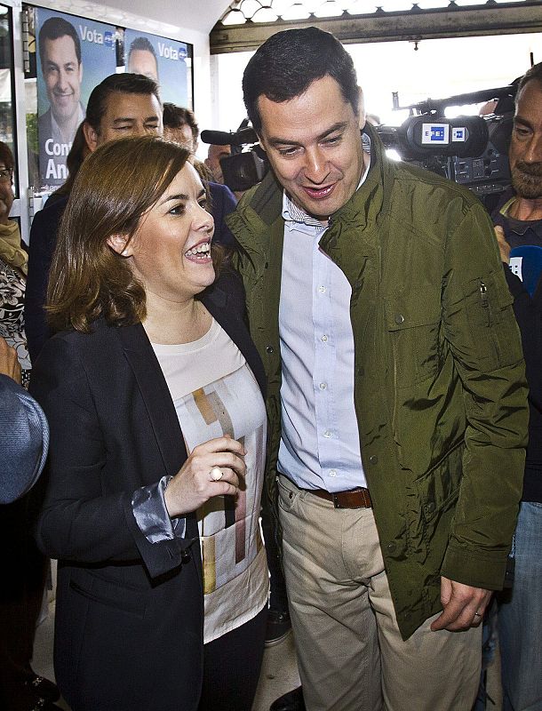 MORENO Y SANTAMARÍA PARTICIPAN DESAYUNO EN ALJARAQUE (HUELVA)