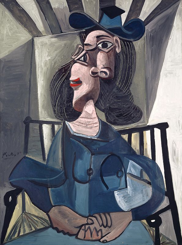 Pablo Picasso (1881â¿"1973); Femme au chapeau assise dans un fauteuil; 1941â¿"1942