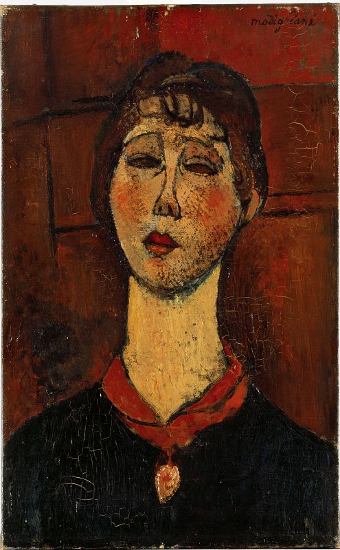 'Retrato de Madame Dorival.' (1916). Amedeo Modigliani.  Kuntsmuseum Basel.