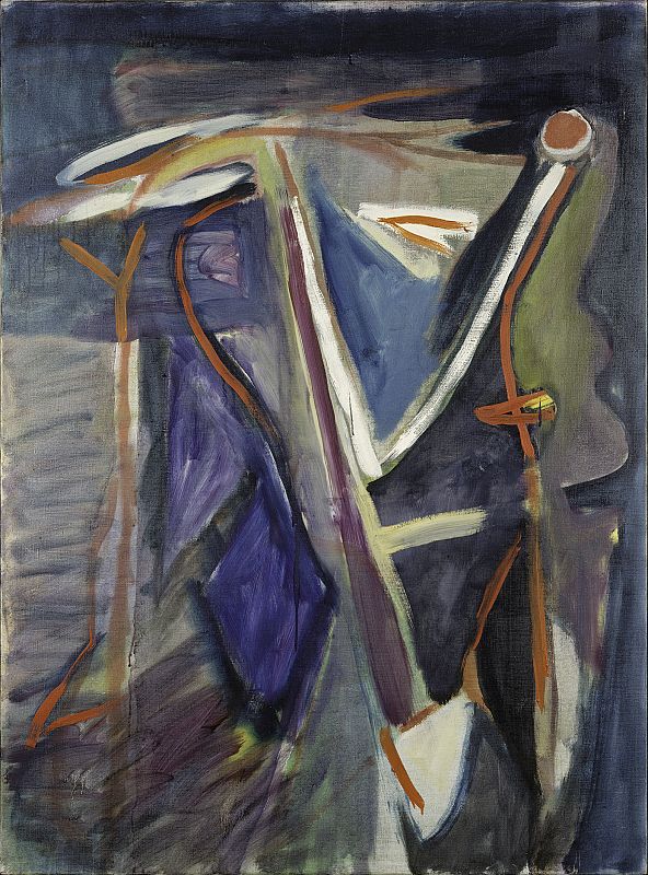 "Glauque", Bram van Velde, (1957)