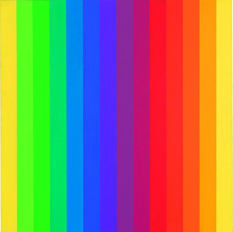 Ellsworth Kelly, "Spectrum I", (1953)