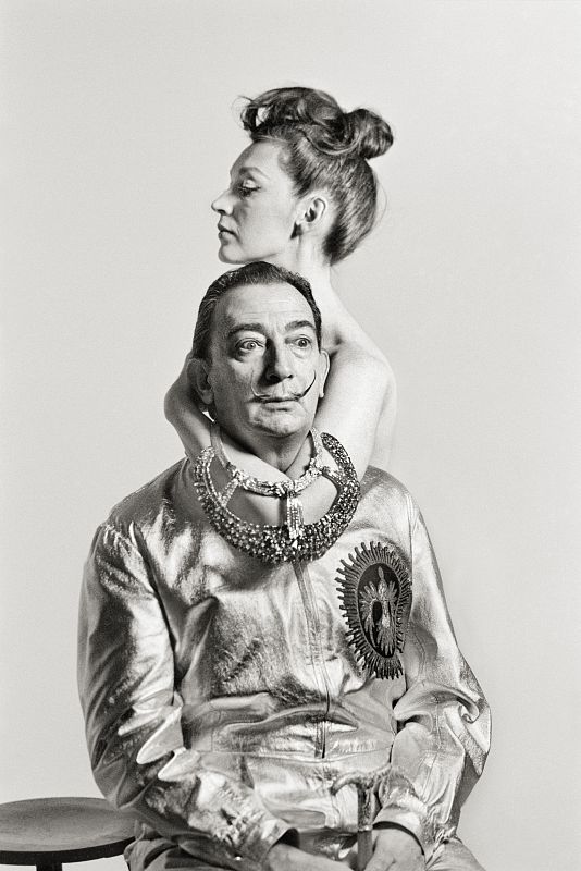 Sesión de Dalí para Avedon, fotografiada por Meneses