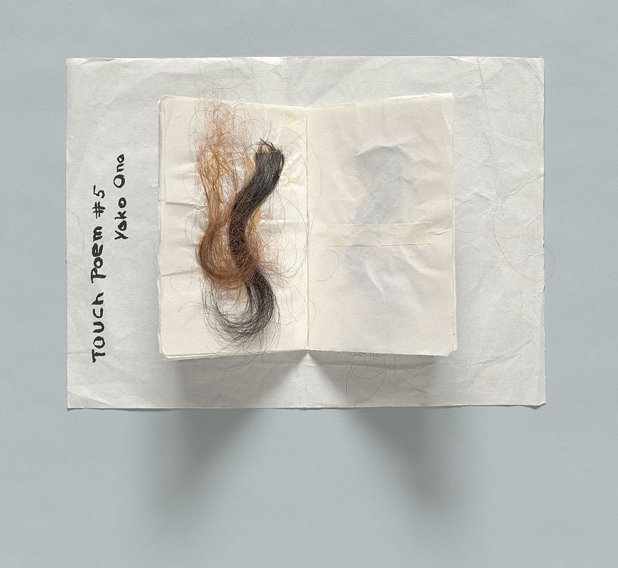 "Touch poem", Yoko Ono (1960)