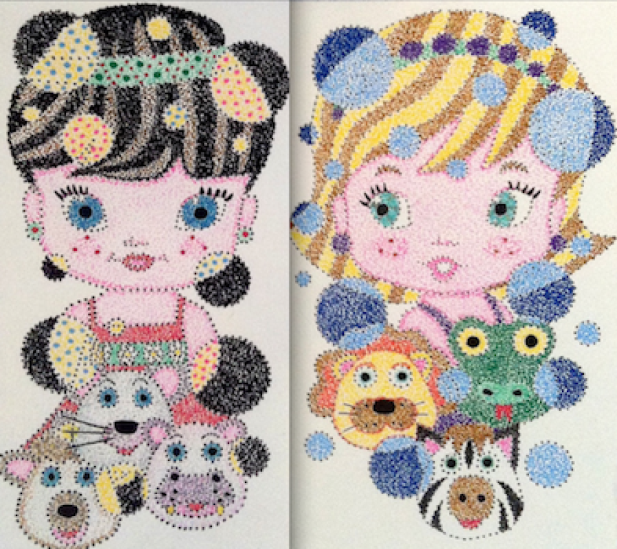 "La morena y la rubia", Zulima Torné