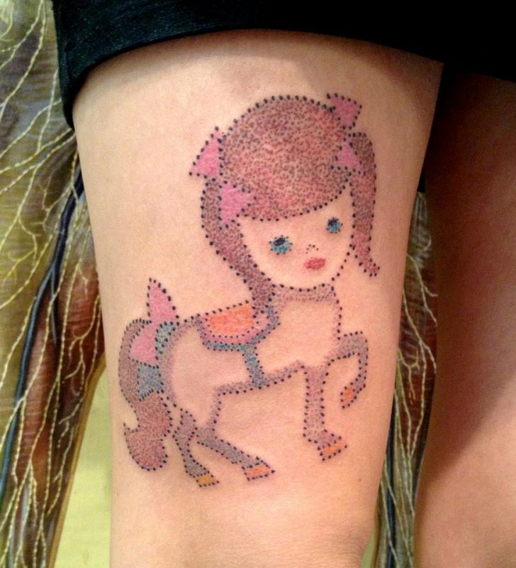 "Niña caballo", Zulima Torné