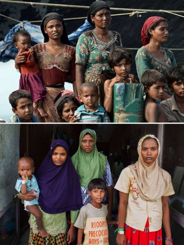 Rohinyás como Rubuza, Rehana y Rozama Hatu son perseguidos en Birmania y Bangladesh.