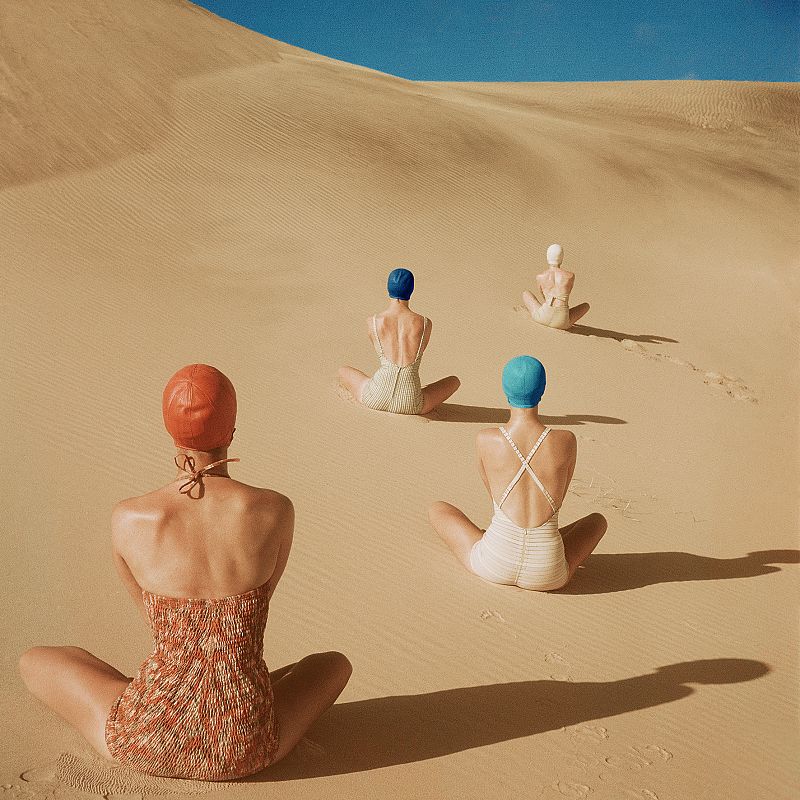 Obra fotográfica de Clifford Coffin para la revista Vogue que se expone en el museo Thyssen de Madrid.